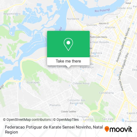 Federacao Potiguar de Karate Sensei Novinho map