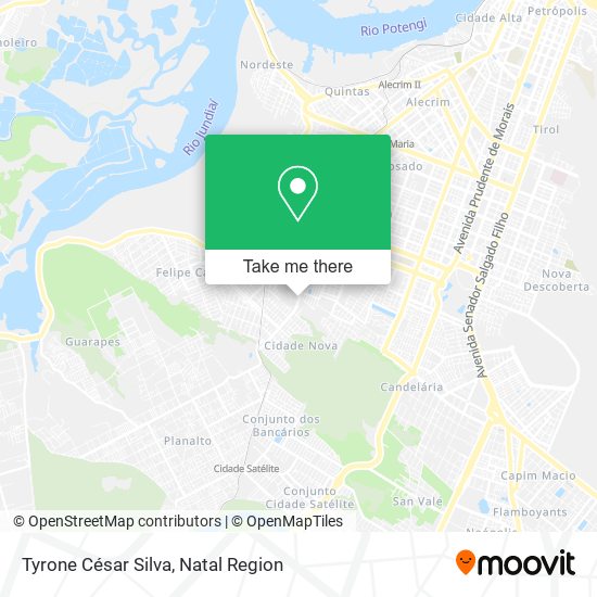 Tyrone César Silva map