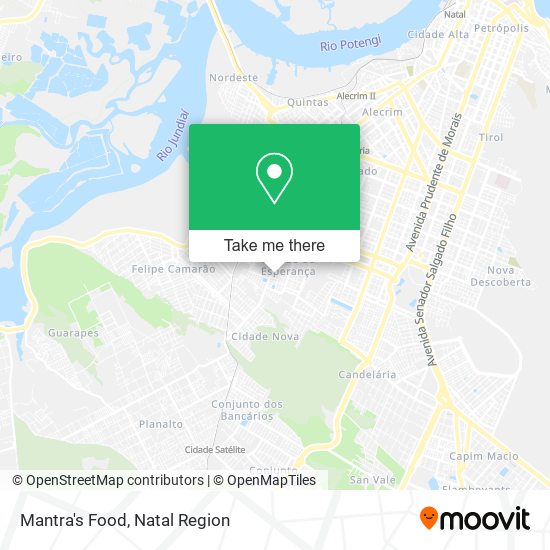 Mantra's Food map