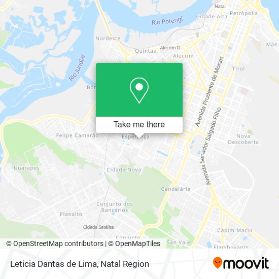 Leticia Dantas de Lima map