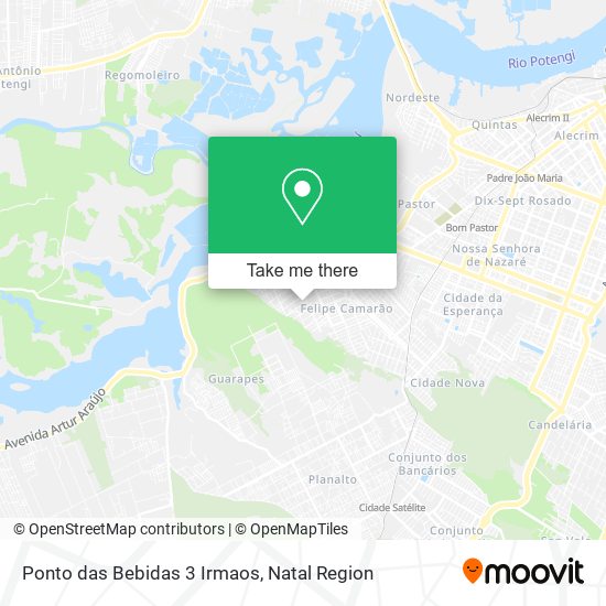 Ponto das Bebidas 3 Irmaos map