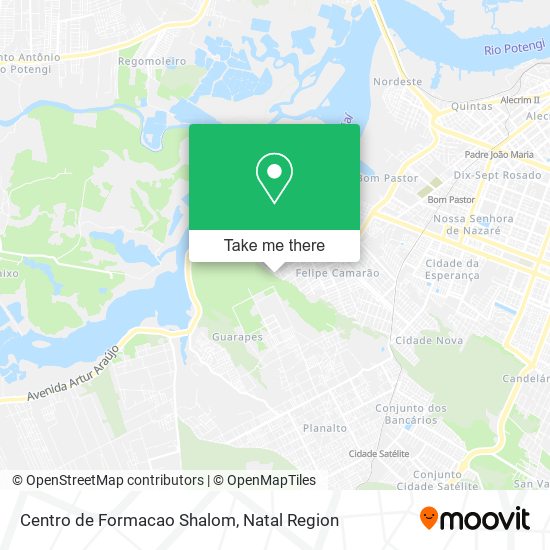 Centro de Formacao Shalom map