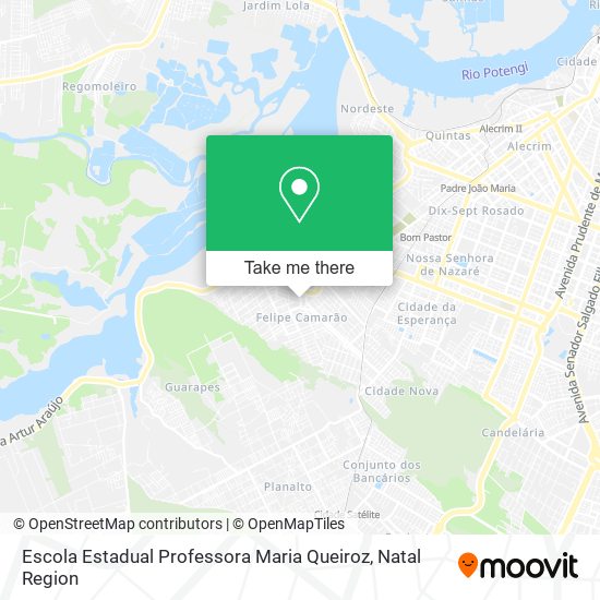 Mapa Escola Estadual Professora Maria Queiroz