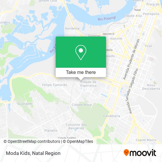 Moda Kids map