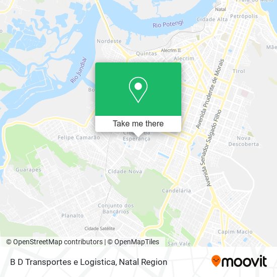 B D Transportes e Logistica map