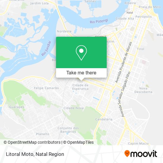 Litoral Moto map
