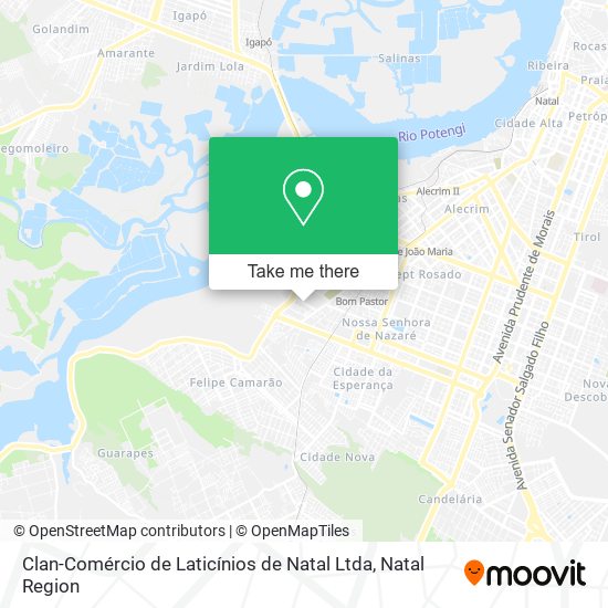 Clan-Comércio de Laticínios de Natal Ltda map