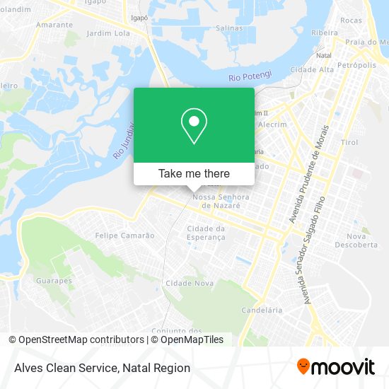 Alves Clean Service map