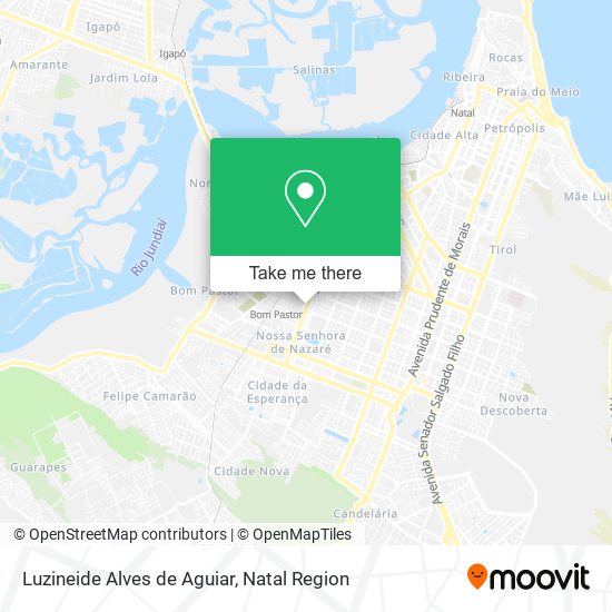 Luzineide Alves de Aguiar map