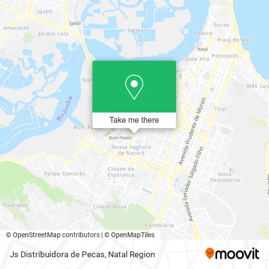 Js Distribuidora de Pecas map