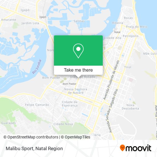 Malibu Sport map