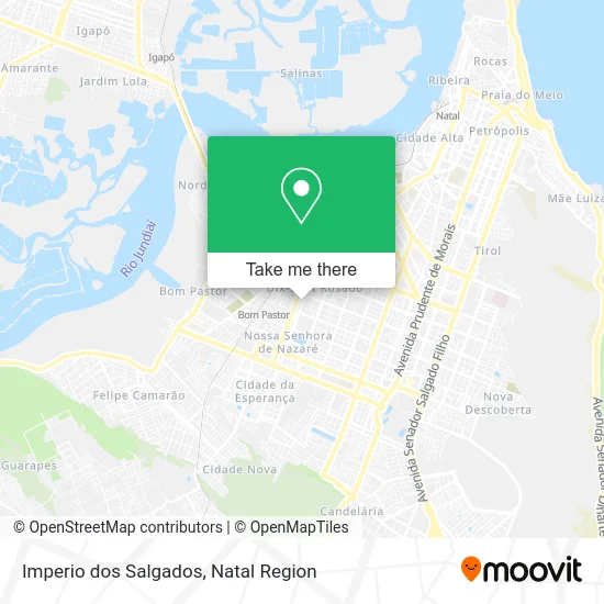 Imperio dos Salgados map