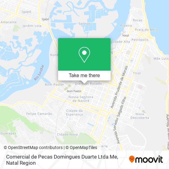 Comercial de Pecas Domingues Duarte Ltda Me map