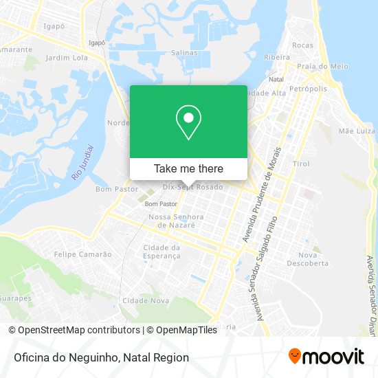 Oficina do Neguinho map