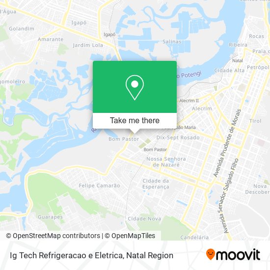 Ig Tech Refrigeracao e Eletrica map