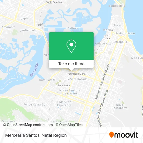 Mercearia Santos map