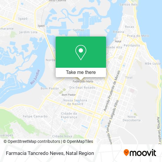 Farmacia Tancredo Neves map