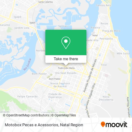 Motobox Pecas e Acessorios map