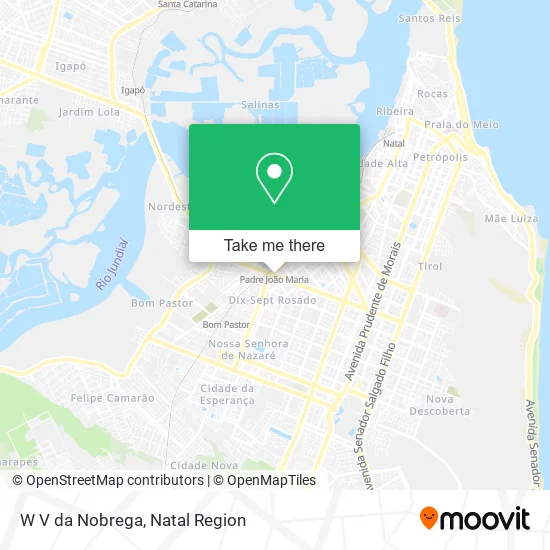 W V da Nobrega map
