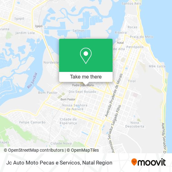 Jc Auto Moto Pecas e Servicos map