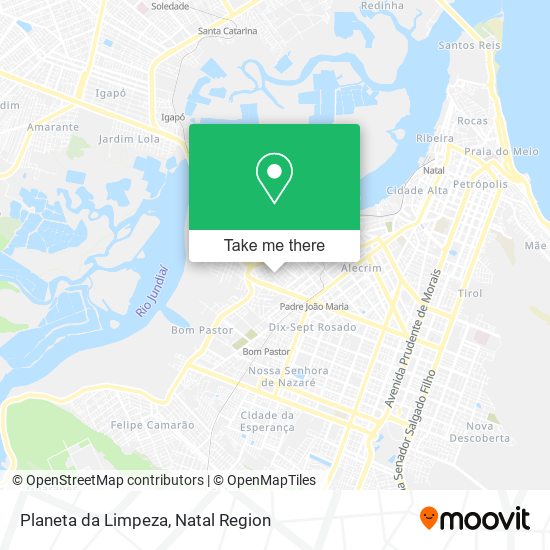 Planeta da Limpeza map