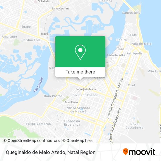 Mapa Queginaldo de Melo Azedo