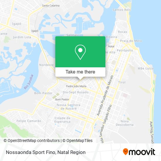 Nossaonda Sport Fino map