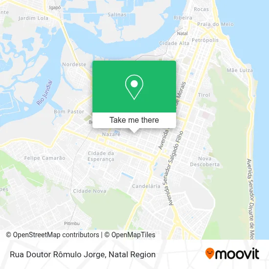 Rua Doutor Rômulo Jorge map