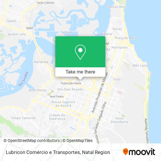 Lubricon Comércio e Transportes map