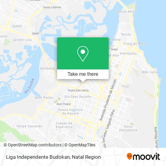 Liga Independente Budokan map