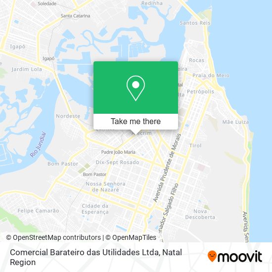 Mapa Comercial Barateiro das Utilidades Ltda