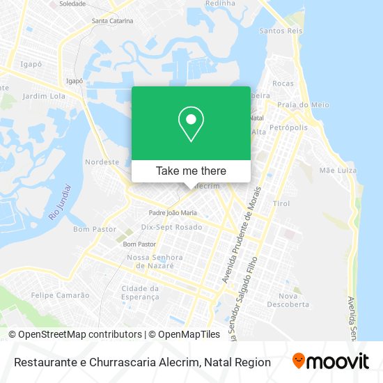 Restaurante e Churrascaria Alecrim map