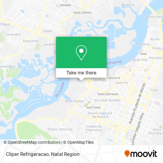 Cliper Refrigeracao map