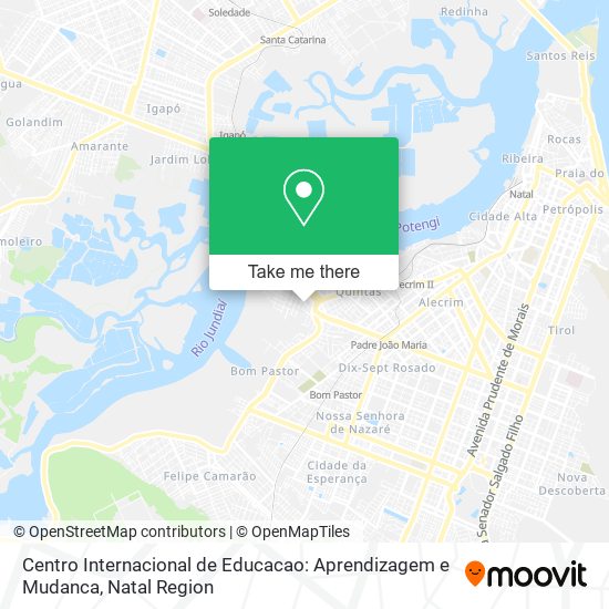 Centro Internacional de Educacao: Aprendizagem e Mudanca map