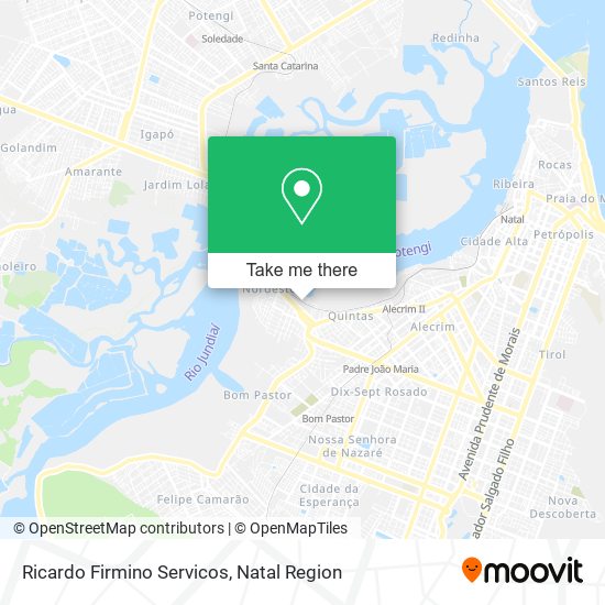 Ricardo Firmino Servicos map