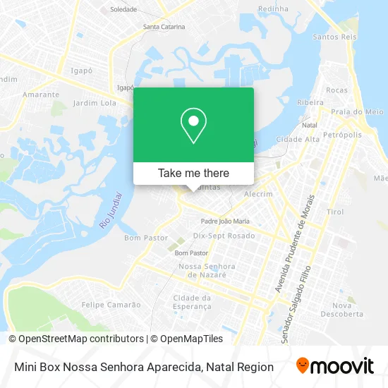Mini Box Nossa Senhora Aparecida map
