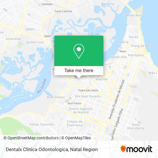 Dentalx Clinica Odontologica map