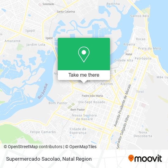 Mapa Supermercado Sacolao