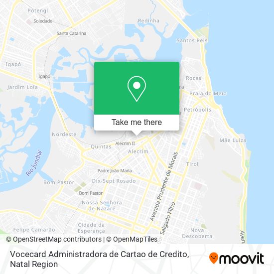 Mapa Vocecard Administradora de Cartao de Credito