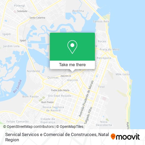 Mapa Servical Servicos e Comercial de Construcoes