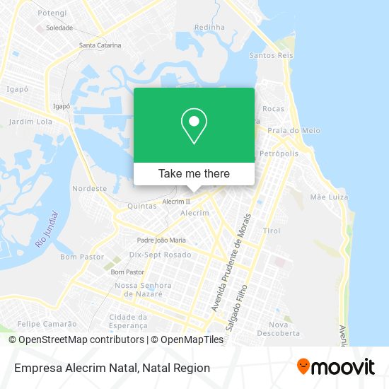 Mapa Empresa Alecrim Natal