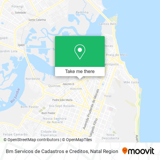 Bm Servicos de Cadastros e Creditos map