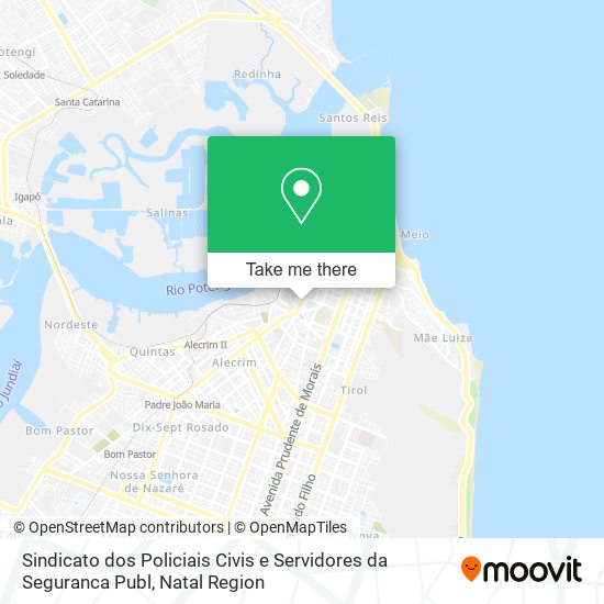 Sindicato dos Policiais Civis e Servidores da Seguranca Publ map