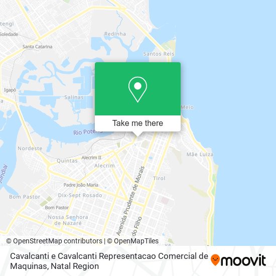 Cavalcanti e Cavalcanti Representacao Comercial de Maquinas map