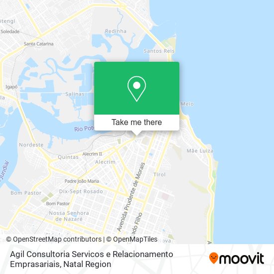 Agil Consultoria Servicos e Relacionamento Emprasariais map