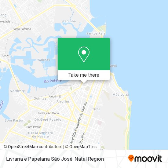 Mapa Livraria e Papelaria São José