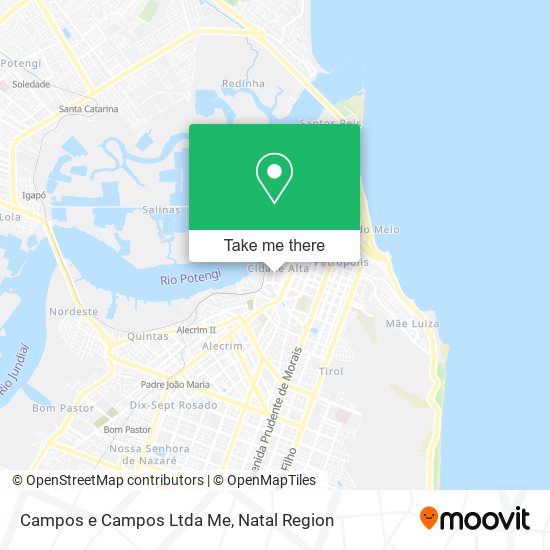 Campos e Campos Ltda Me map