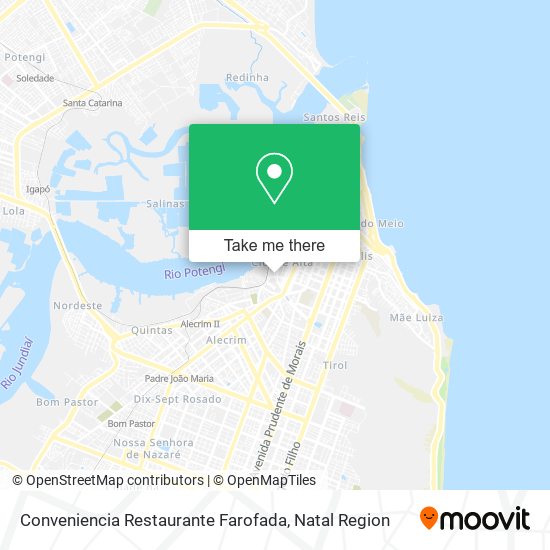Mapa Conveniencia Restaurante Farofada