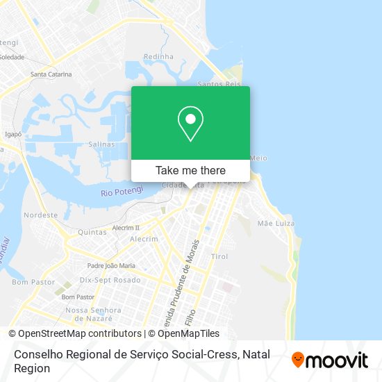 Conselho Regional de Serviço Social-Cress map