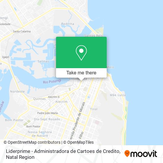 Liderprime - Administradora de Cartoes de Credito map